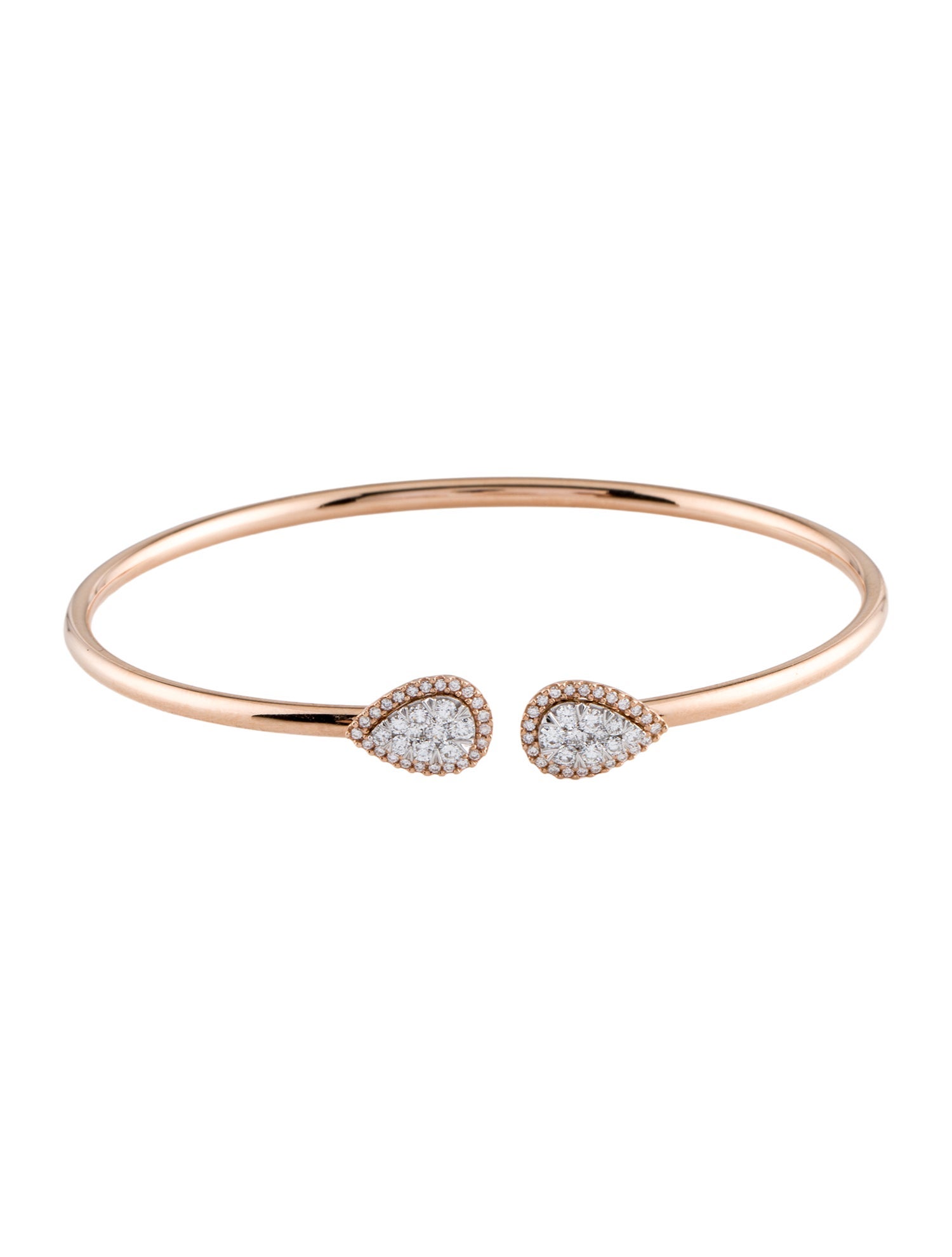 Bracelet 14K Diamond Cuff Bracelet