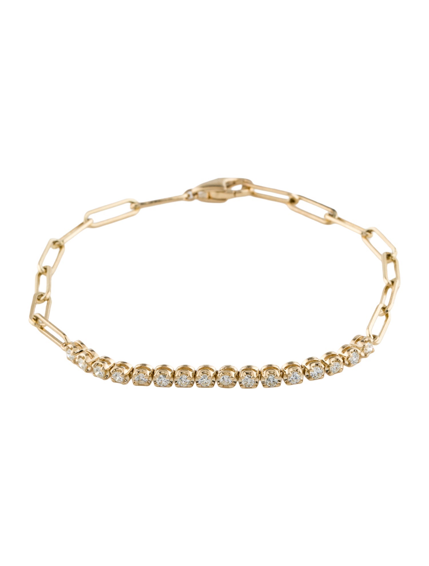 Bracelet 14K Diamond Link