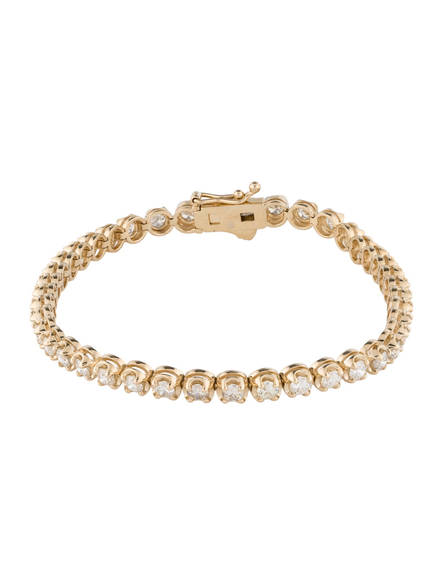 Bracelet 14K 4.67ctw Diamond Tennis