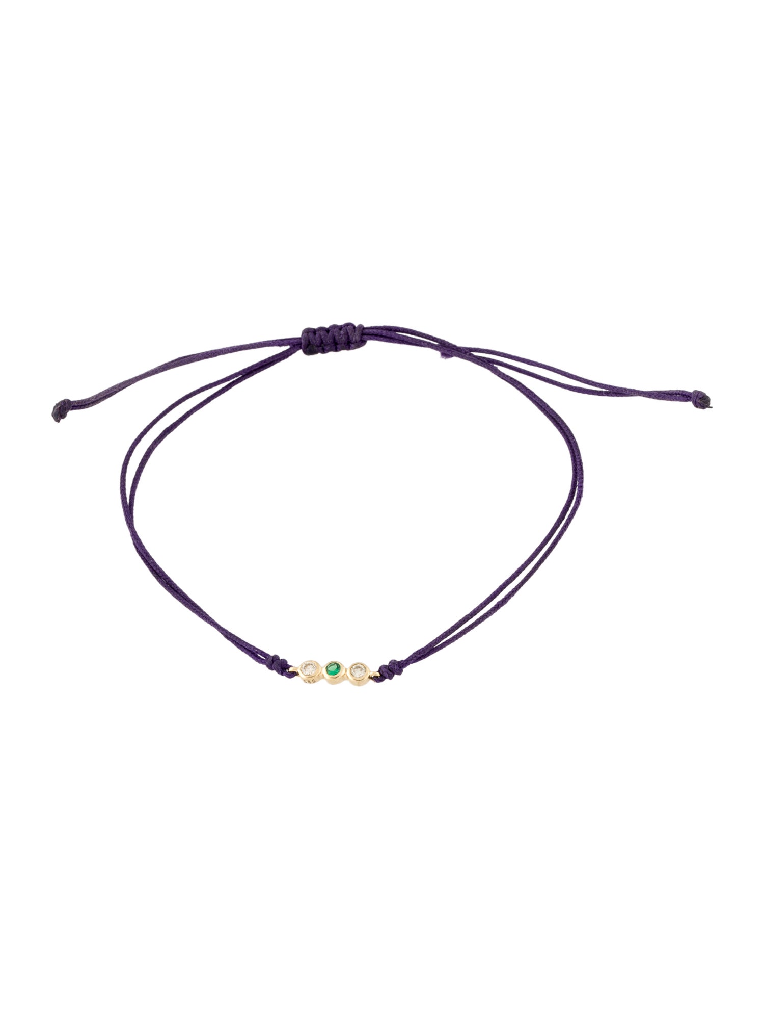 Bracelet 14K Diamond & Emerald Station Wrap