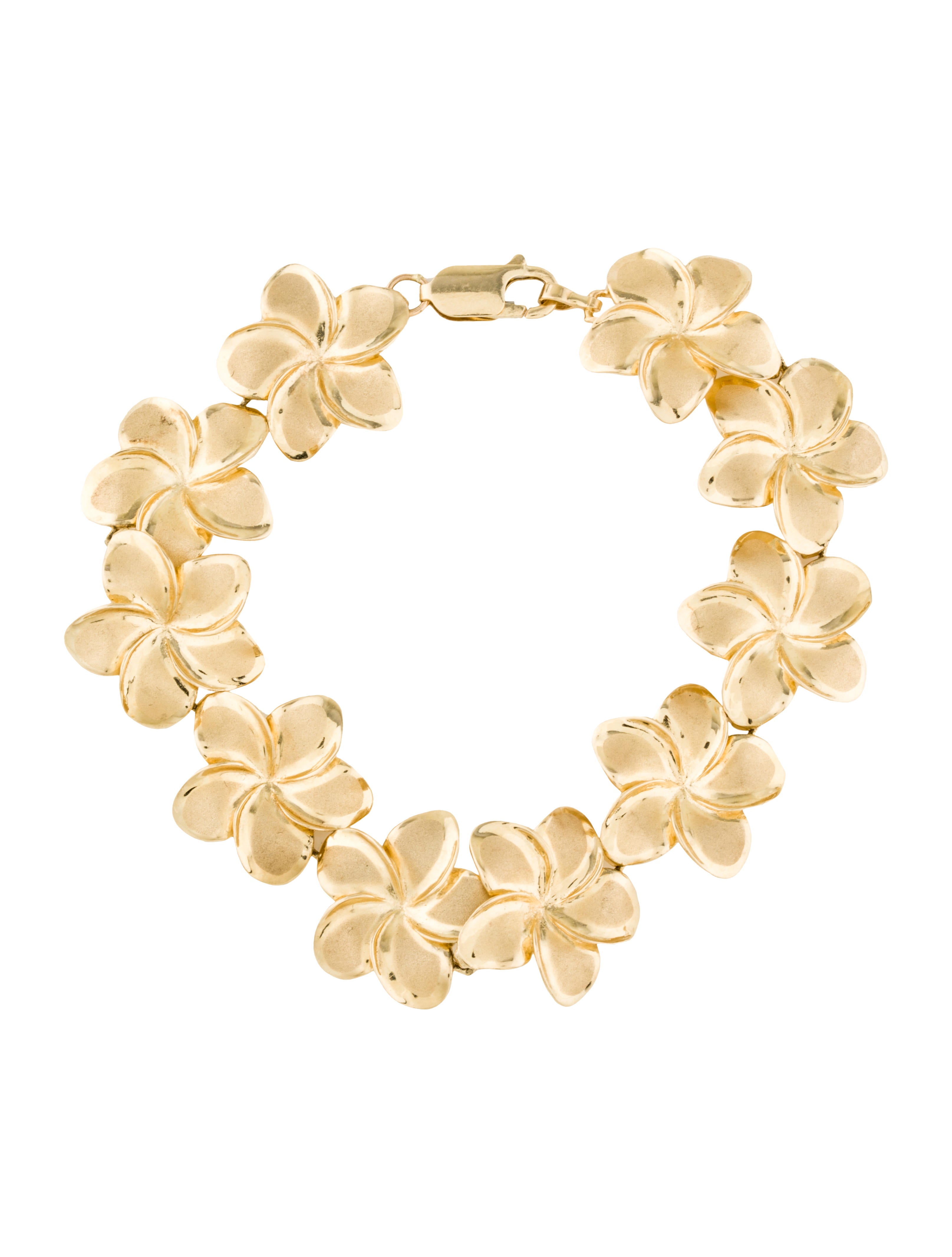 Plumeria Flower Bracelet Bracelets BRACE21207 The RealReal