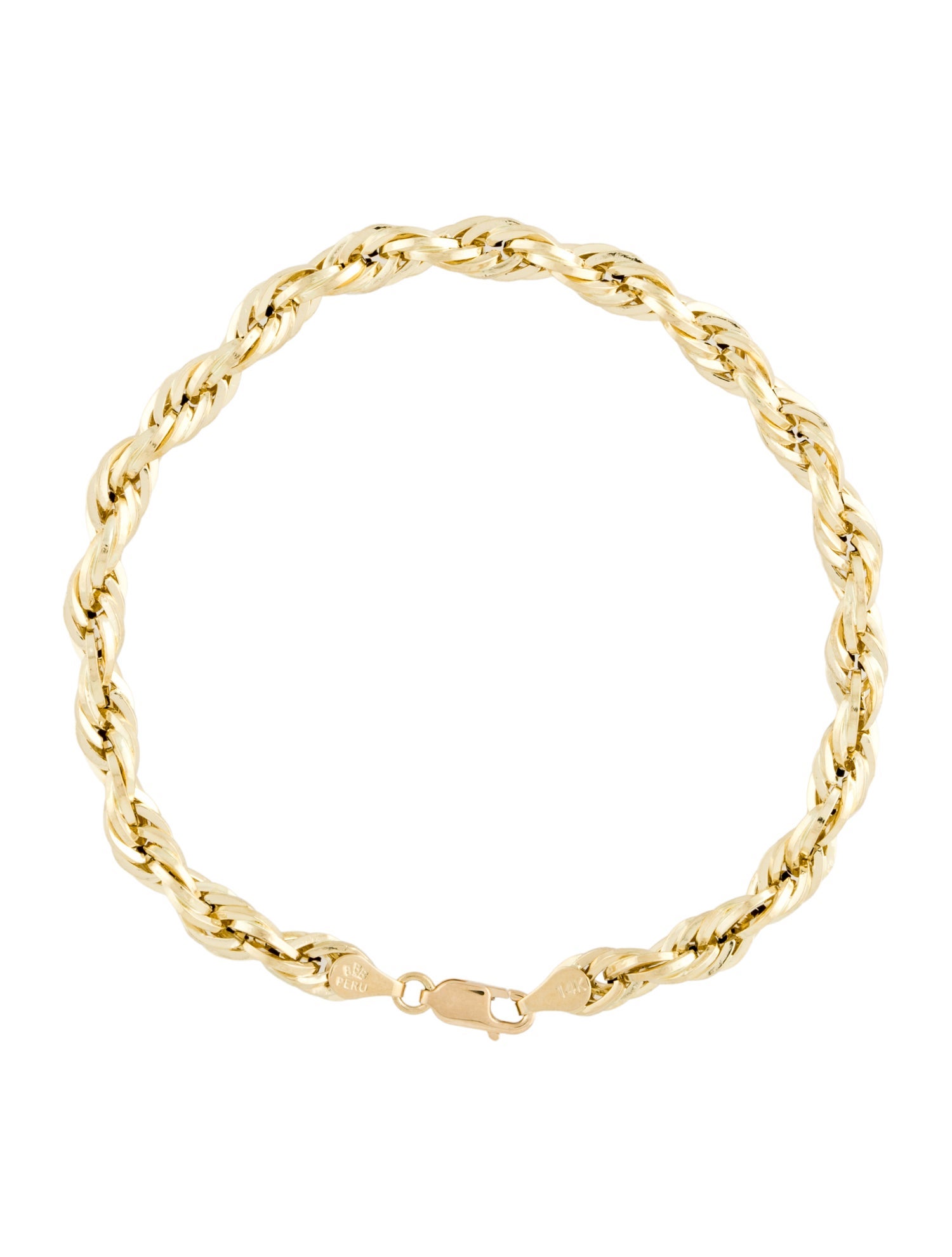 Bracelet 14K Rope Chain