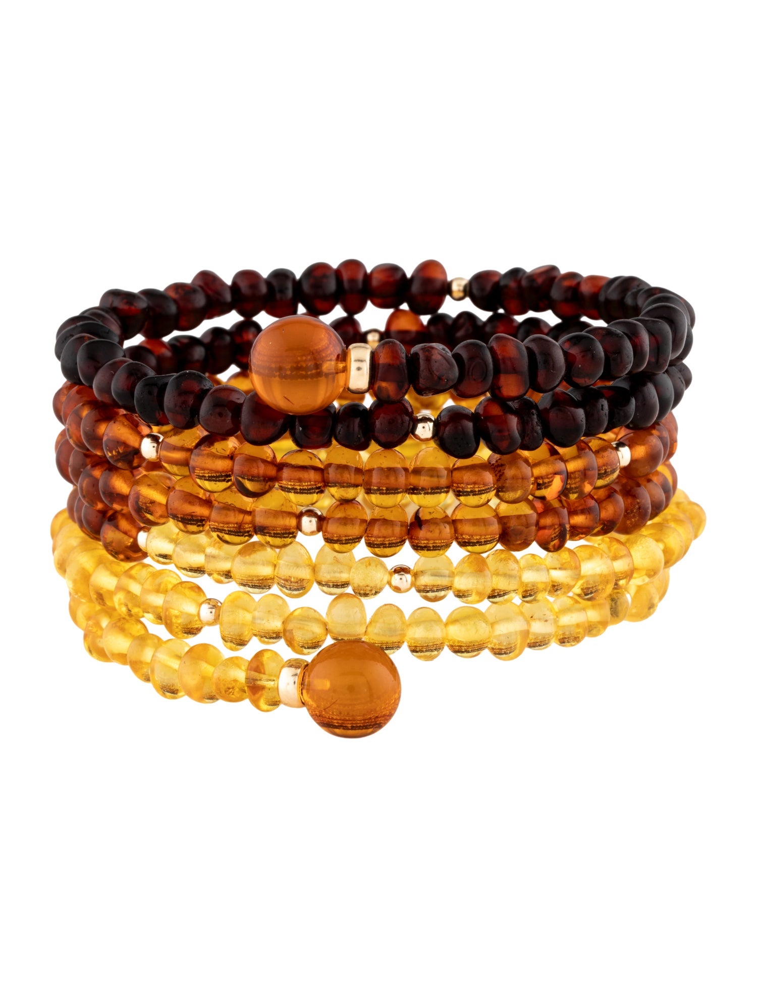 Bracelet 14K Amber Wrap