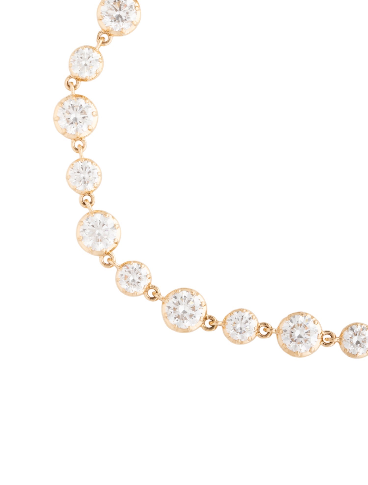 Bracelet Carat Atelier 14K 6.90ctw Lab-Grown Diamond Link Bracelet