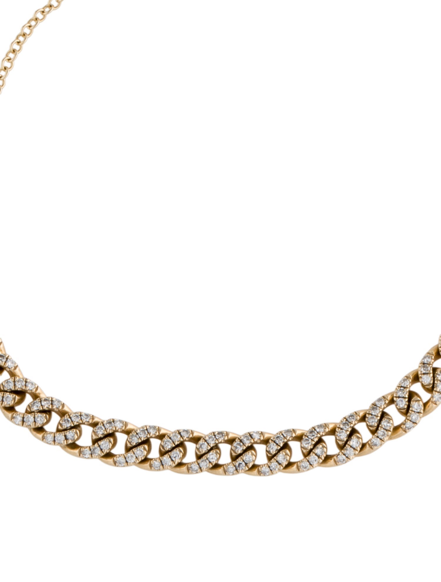 Bracelet 14K Diamond Curb Link