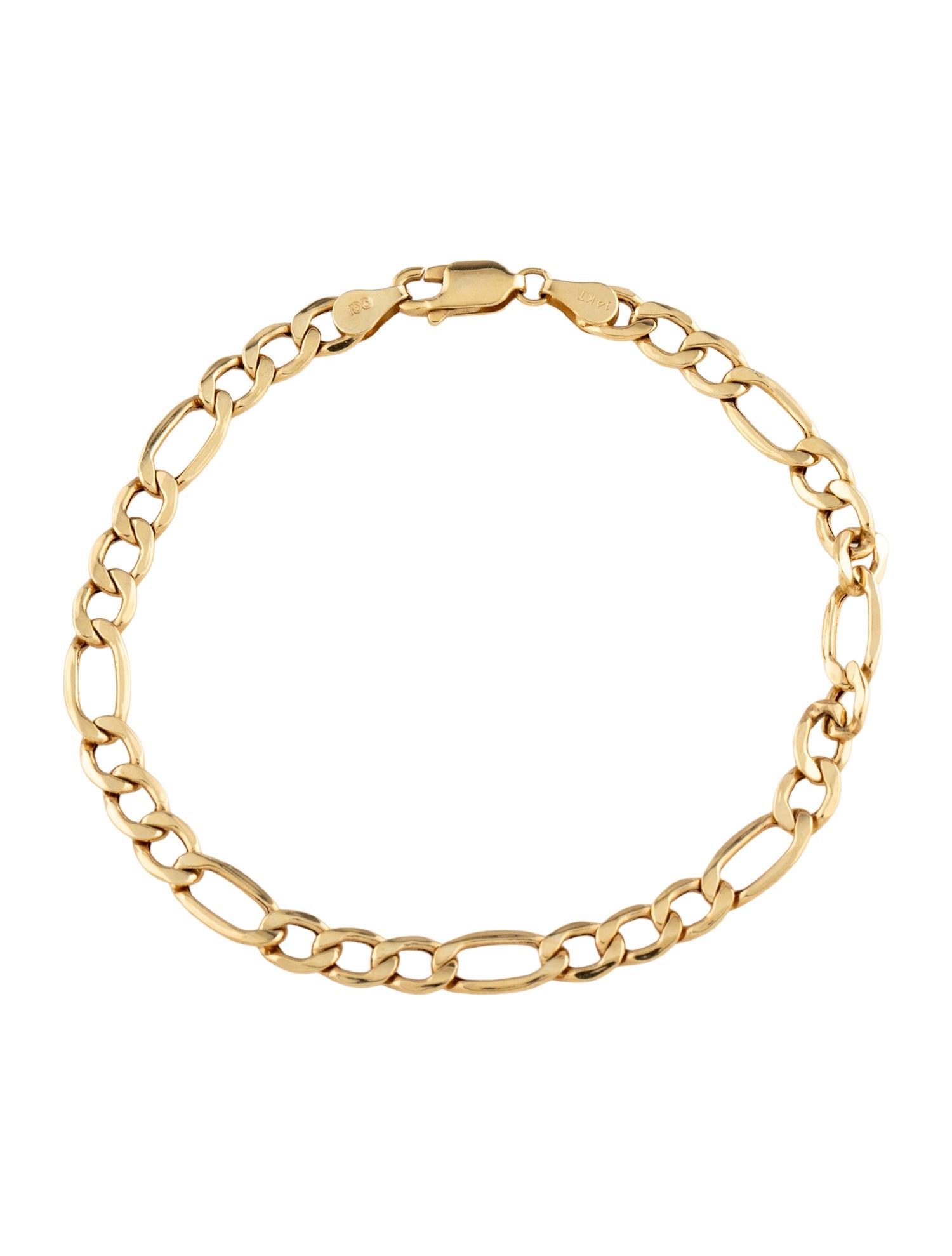 Bracelet 14K Figaro Link
