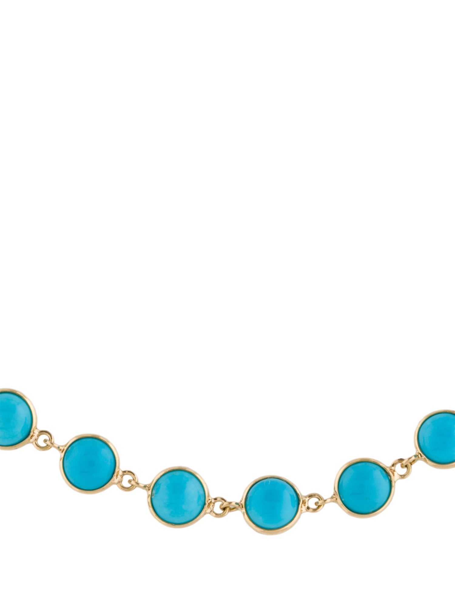 Bracelet 18K 2.61ctw Turquoise Station