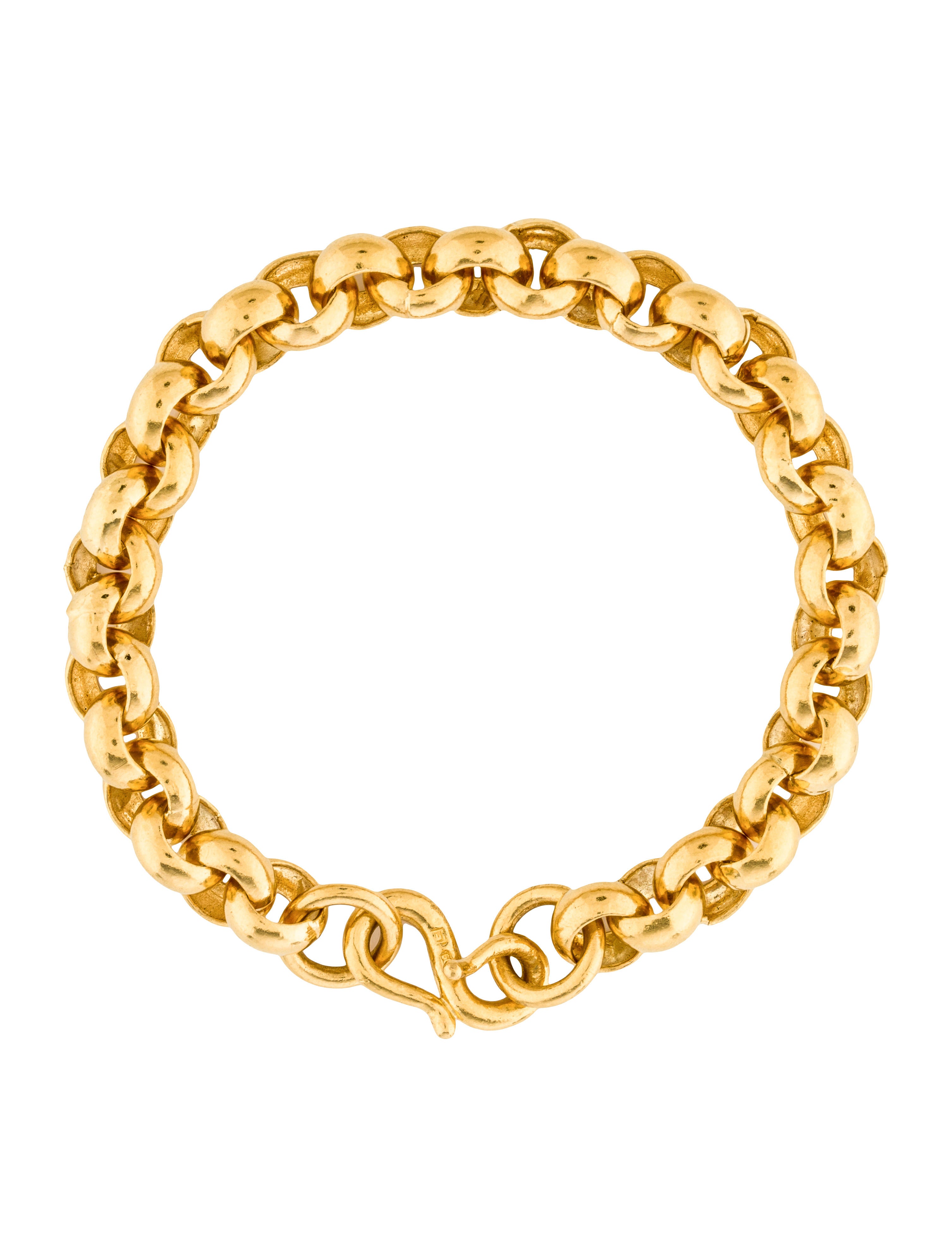 24K Rolo Chain Bracelet Bracelets BRACE22223 The RealReal