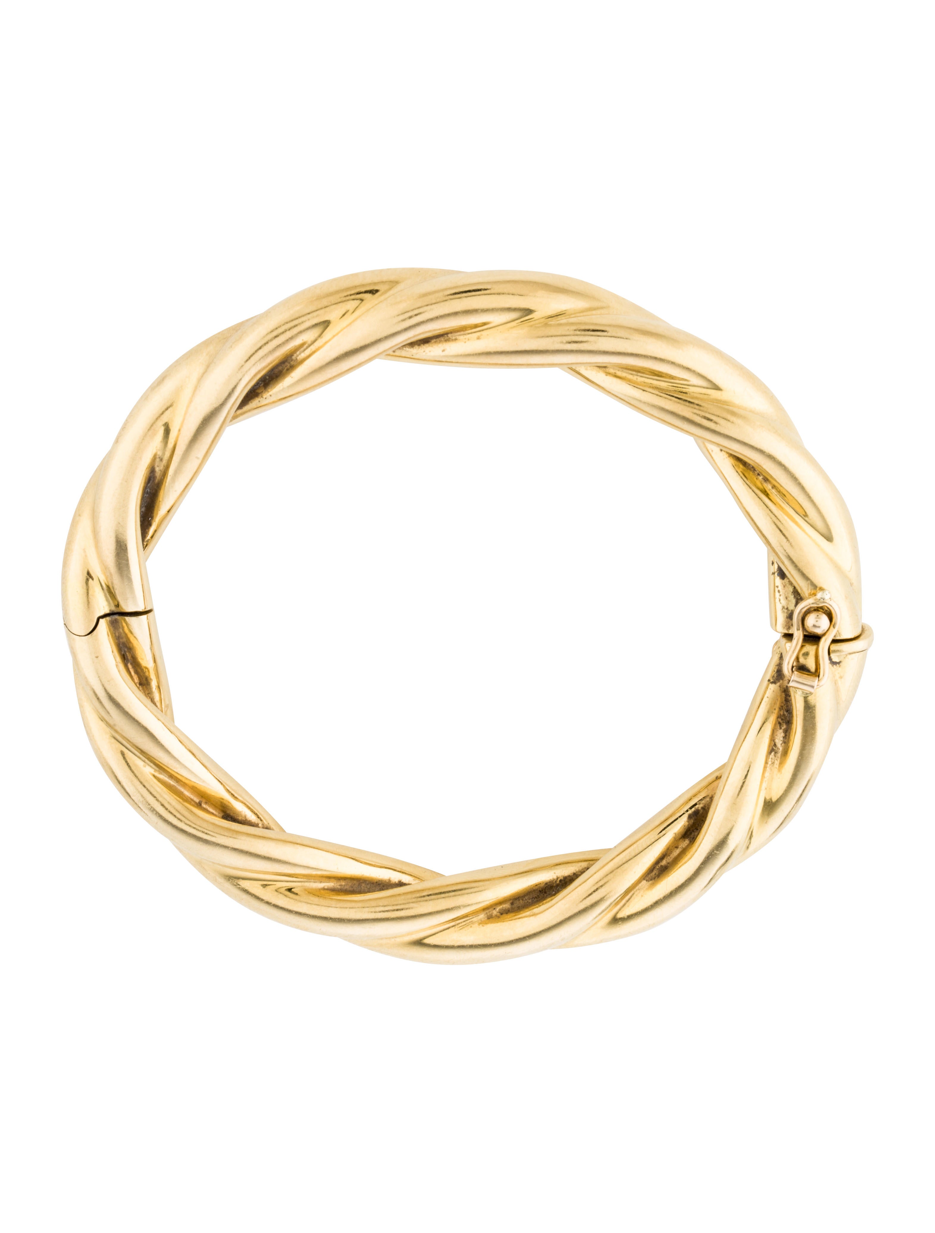 14K Twist Bangle Bracelet Bracelets BRACE22854 The RealReal
