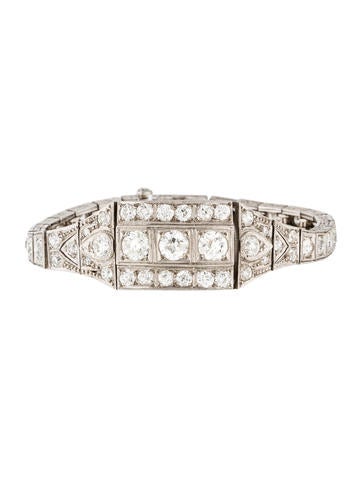 Platinum Diamond Link Bracelet