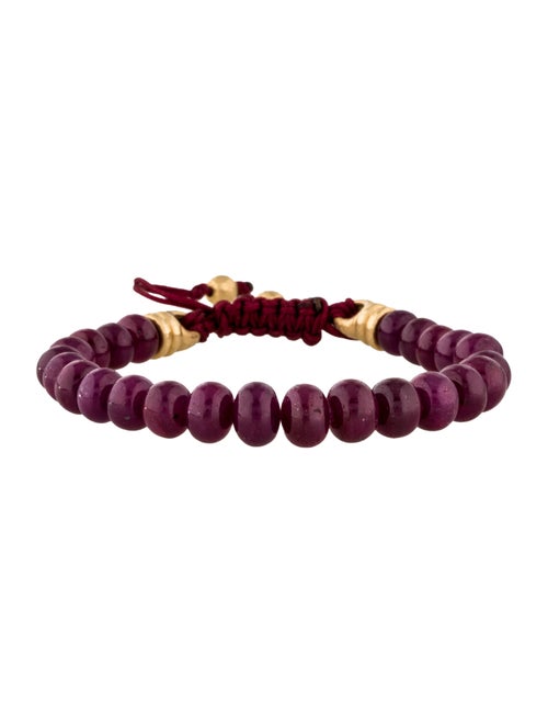 Bracelet 18K Ruby Bead Bracelet