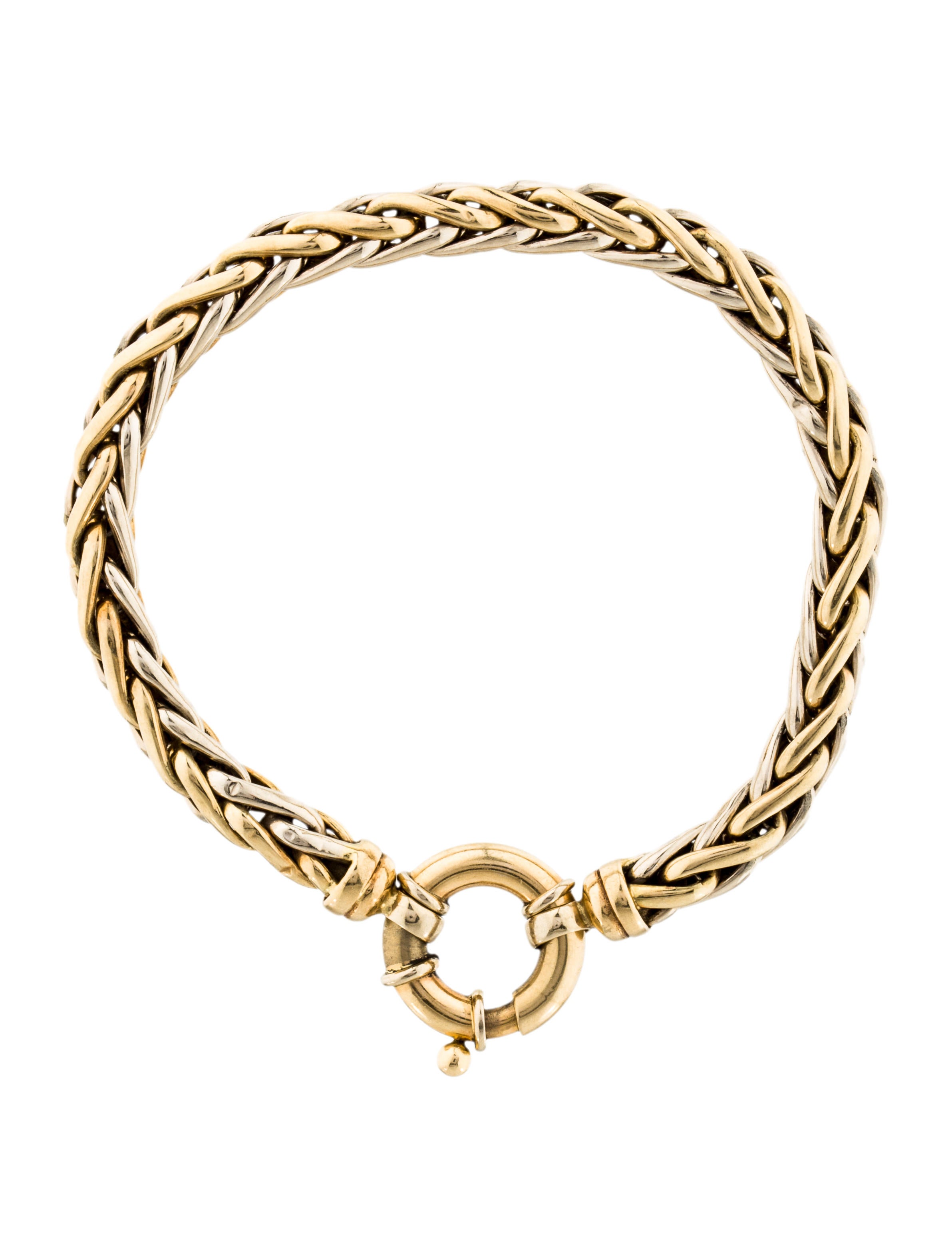 14K Wheat Chain Bracelet Bracelets BRACE25391 The RealReal