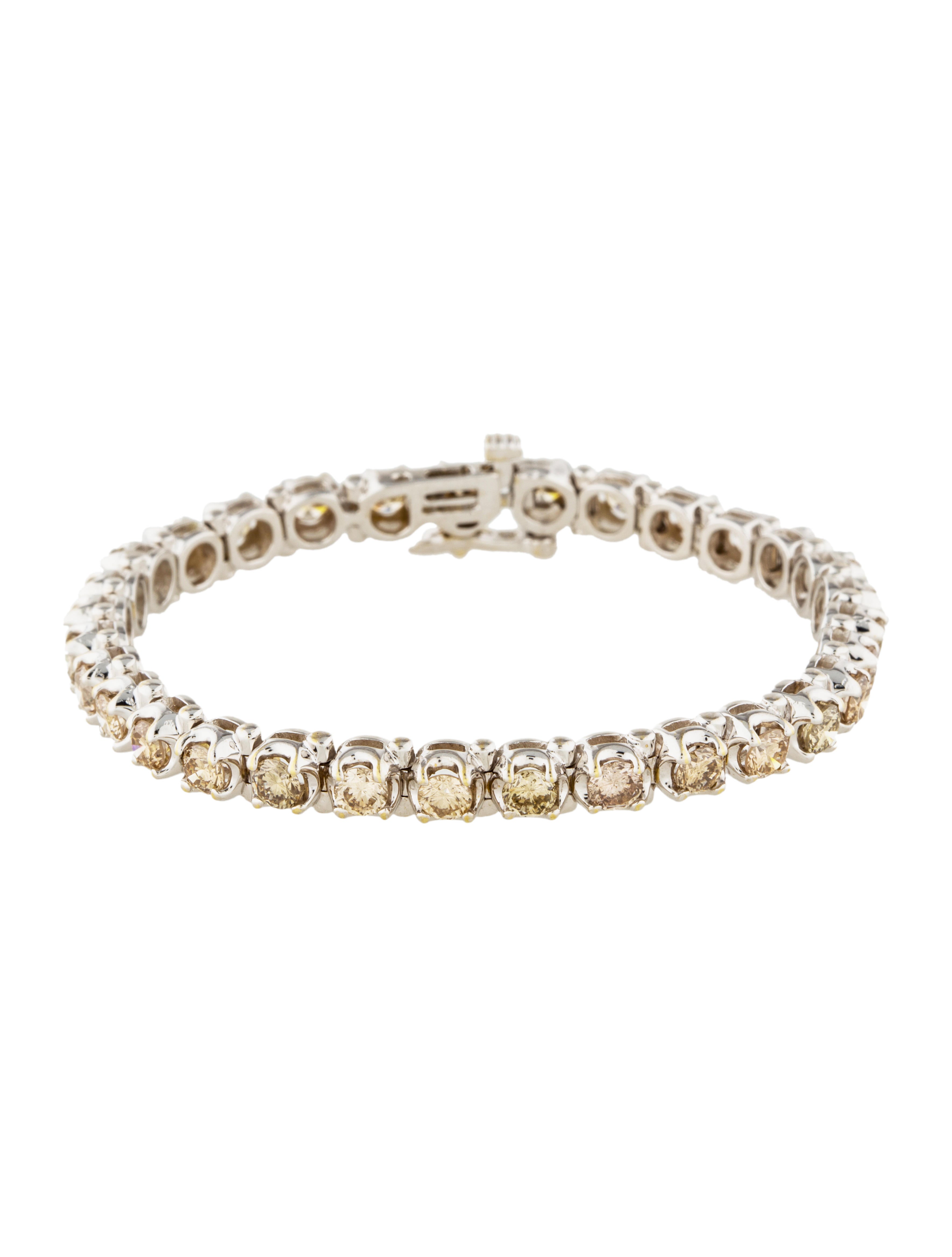 14K Diamond Link Bracelet Bracelets BRACE28902 The RealReal