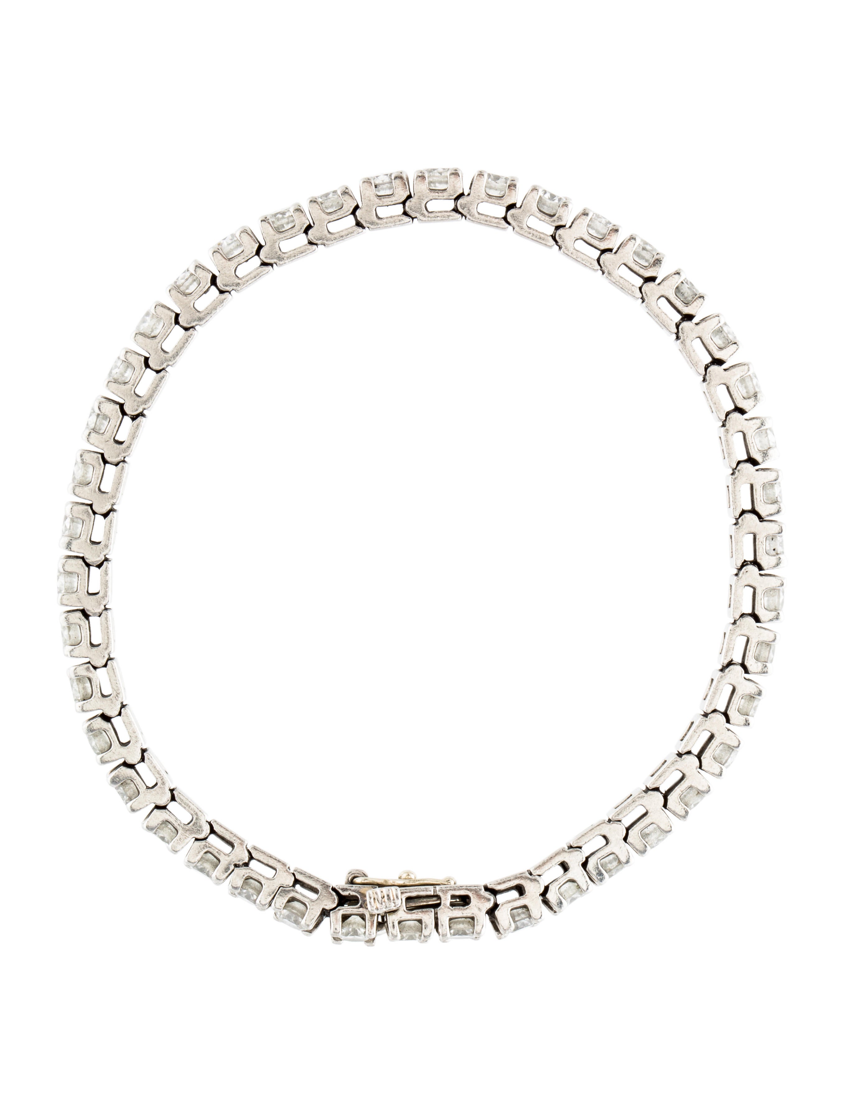 Platinum Diamond Link Bracelet Bracelets BRACE29604 The RealReal