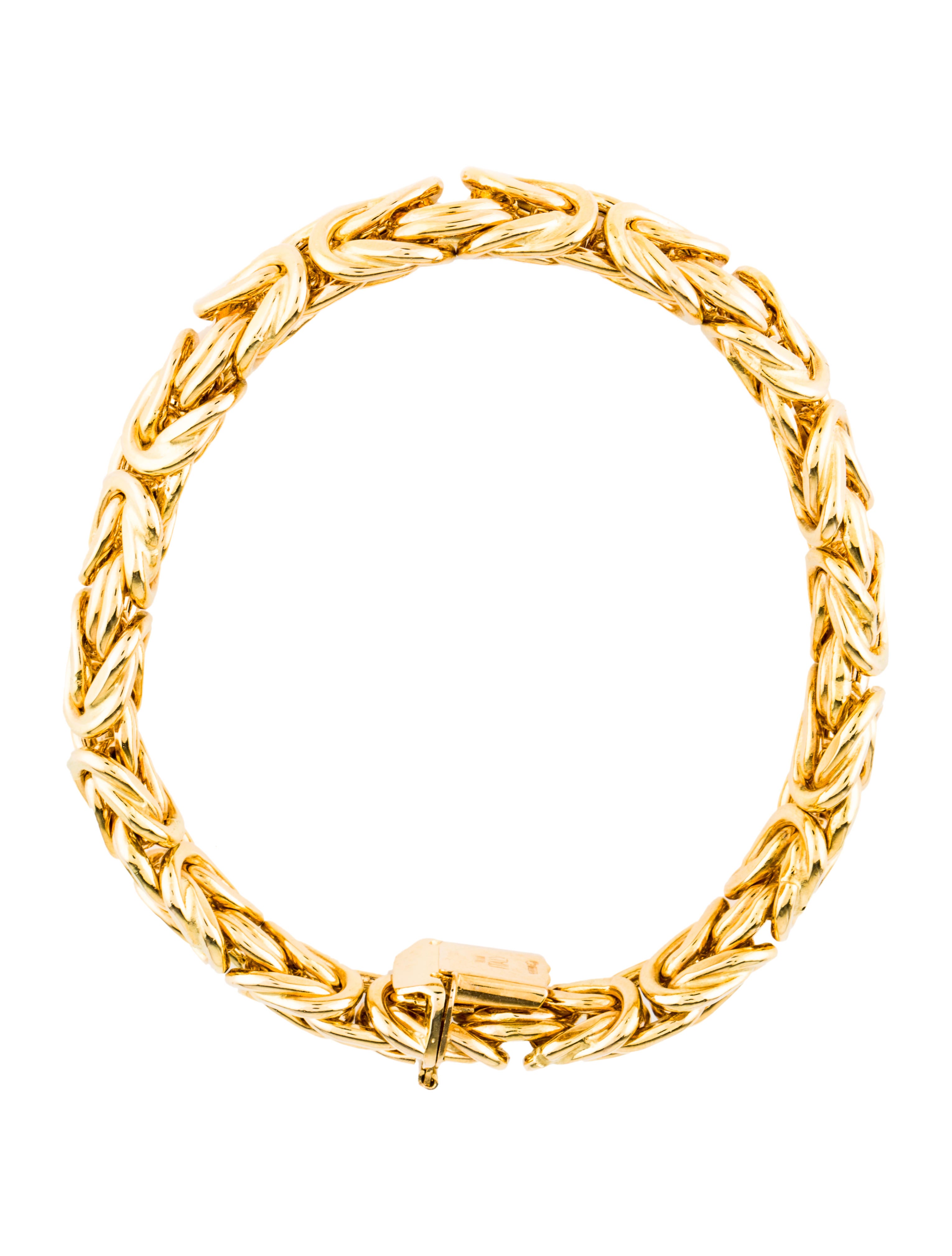14K Byzantine Link Bracelet Bracelets BRACE30377 The RealReal