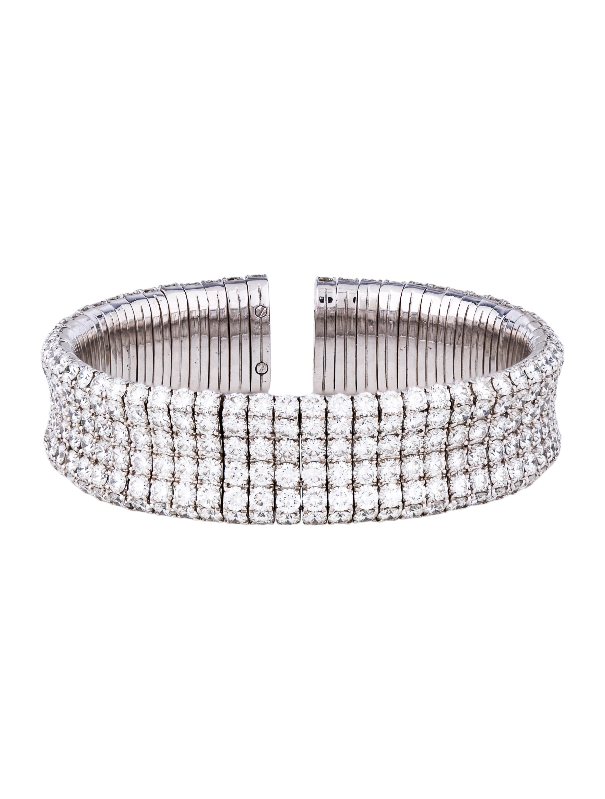 Bracelet 18K Diamond Cuff Bracelets BRACE35259 The RealReal
