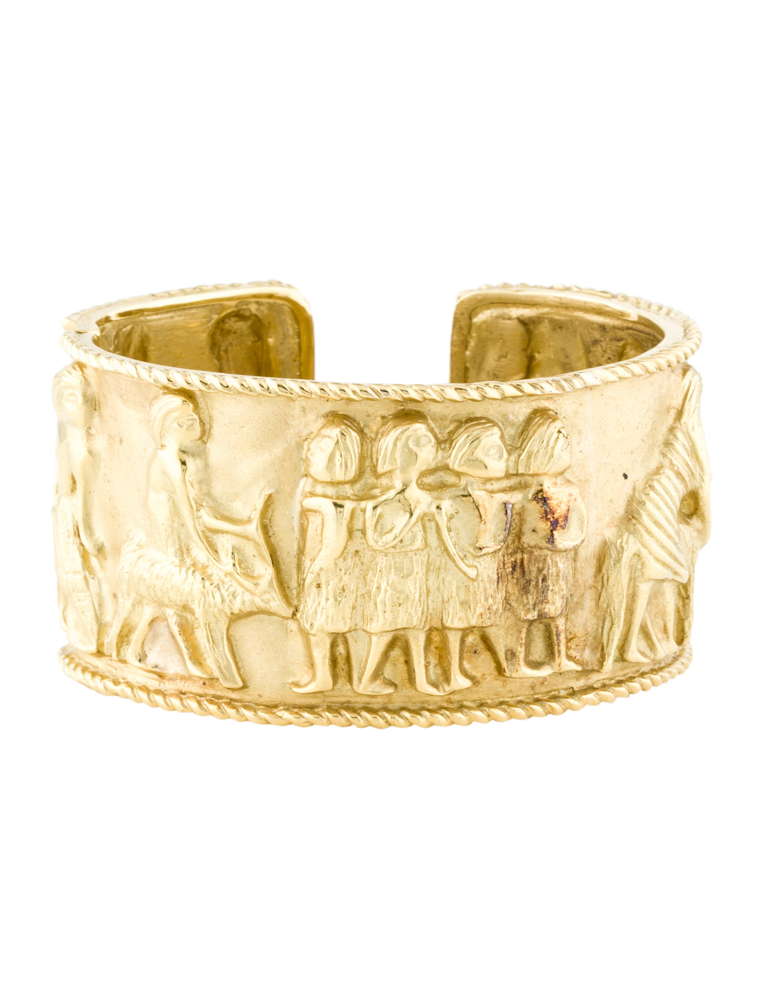 Bracelet 18K Egyptian Revival Cuff Bracelets The RealReal