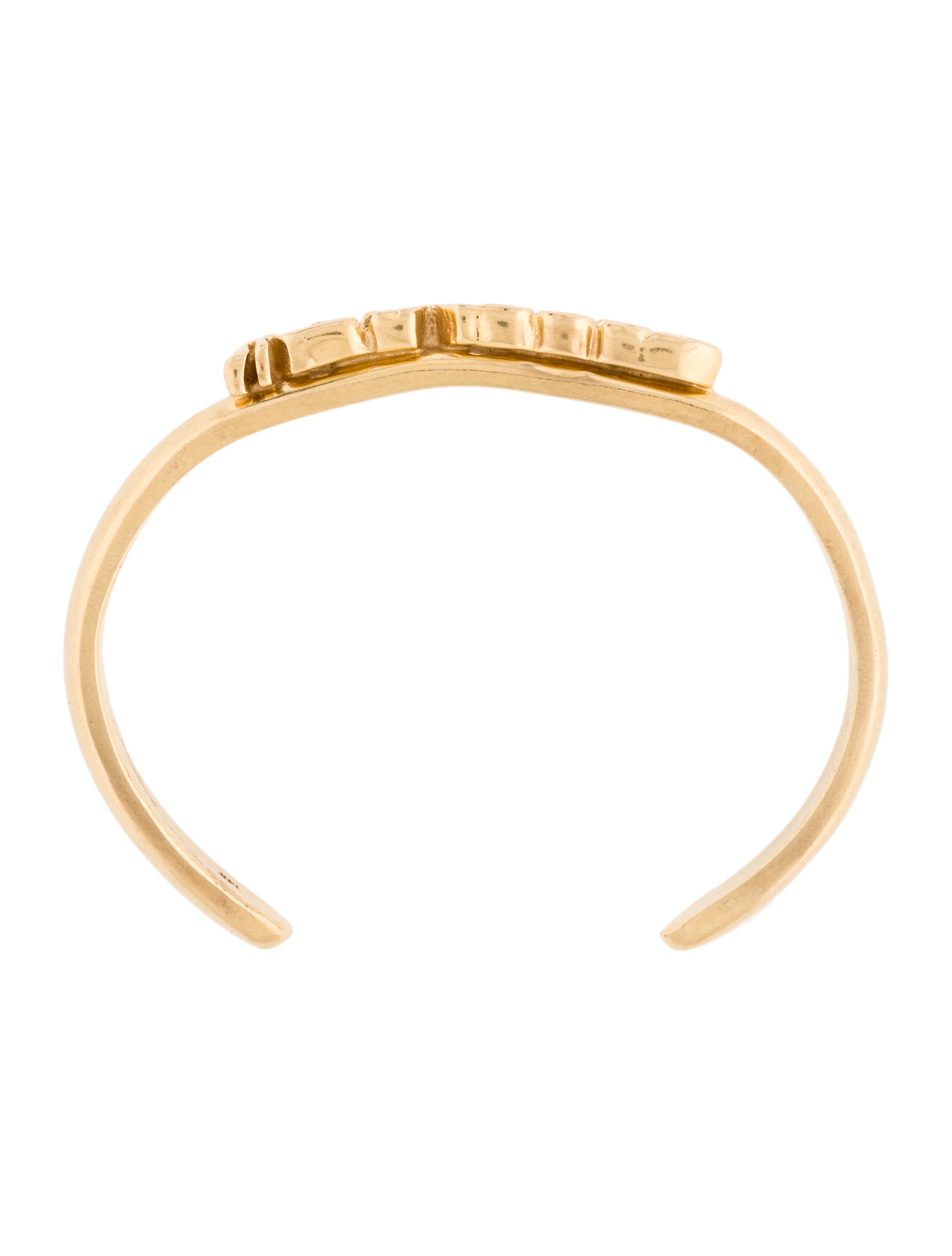 Bracelet 14K Greek Cuff Bracelets BRACE49498 The RealReal