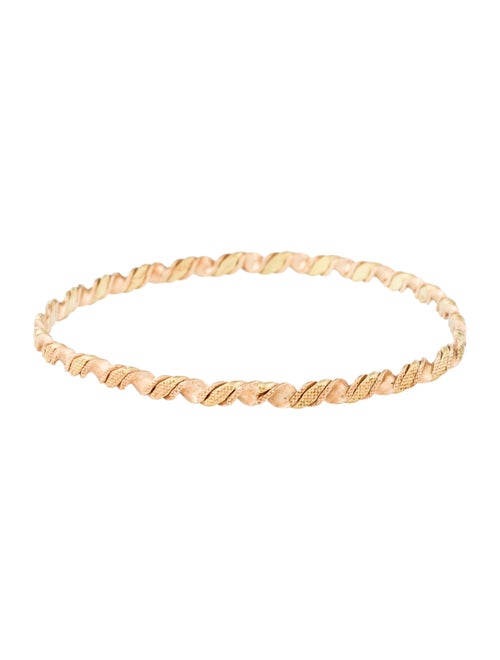 18K Twist Bangle yellow