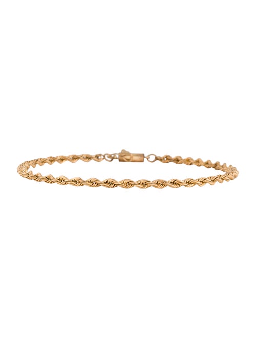 14K Link Bracelet yellow
