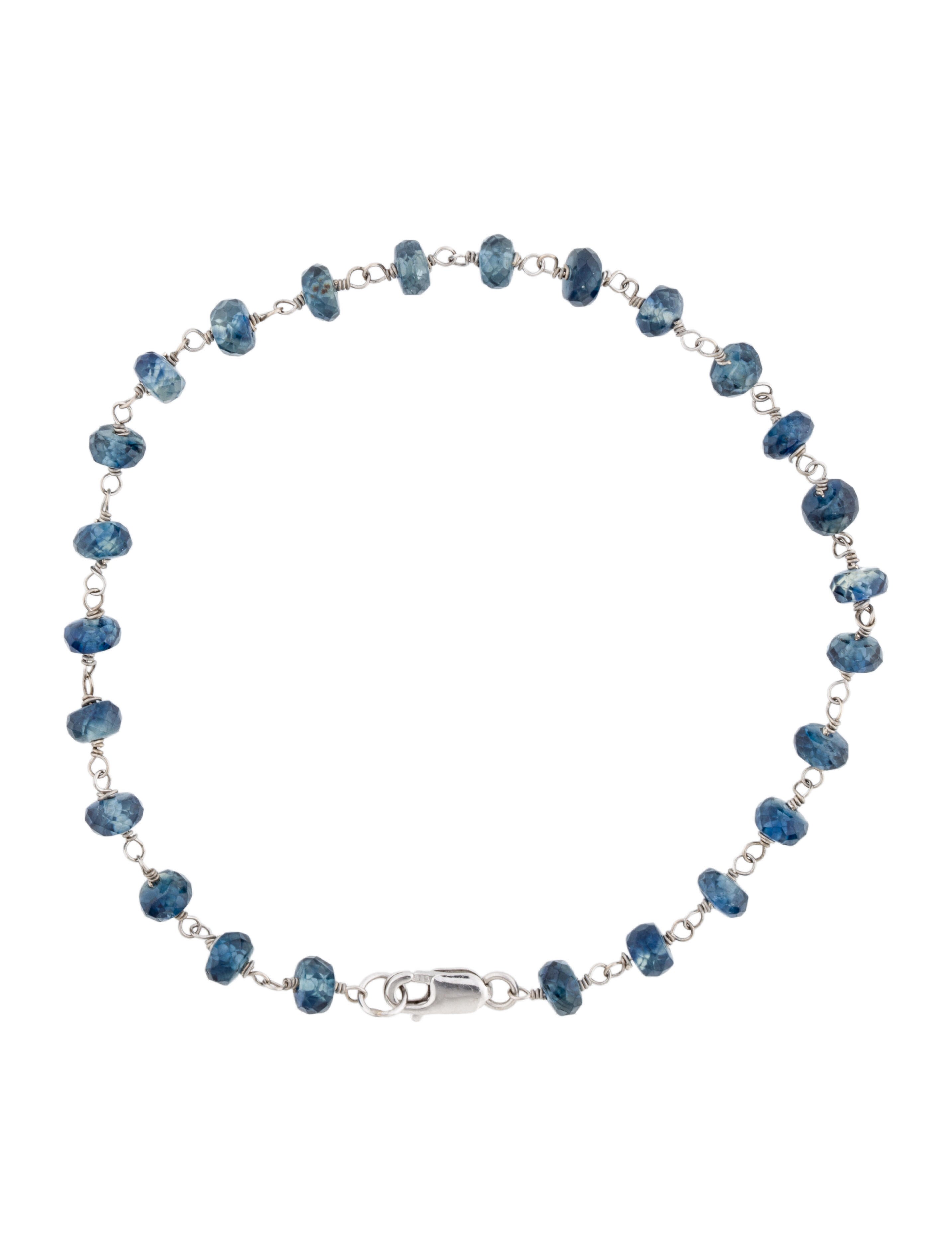 Bracelet 14K Sapphire Beaded Bracelet Bracelets BRACE53267 The