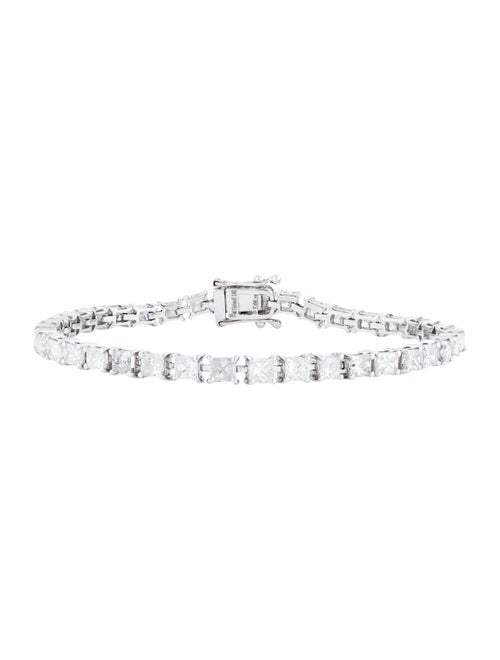 14K Diamond Tennis Bracelet White