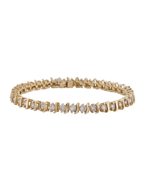 Bracelet 14K 5.28ctw Diamond Link Bracelet yellow