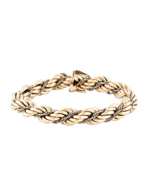 14K Rope Chain Bracelet yellow
