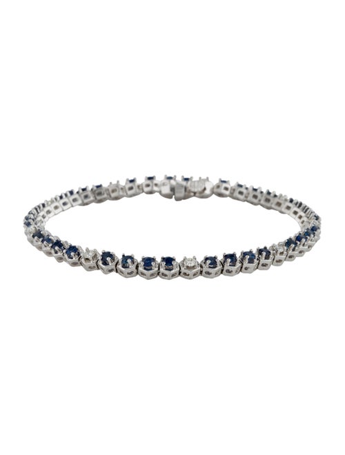 Bracelet 18K Sapphire & Diamond Tennis Bracelet wh