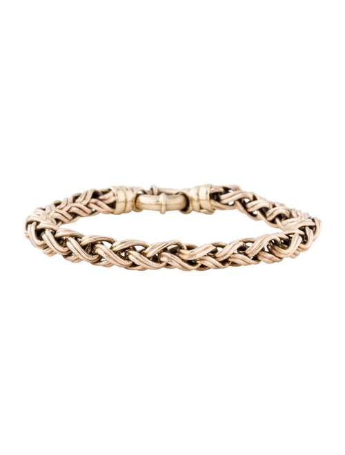14K Wheat Chain Bracelet yellow