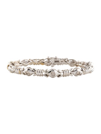 Bracelet 14K 1.10ctw Diamond Link Bracelet