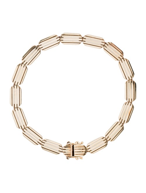 14K Yellow Link Bracelet Yellow