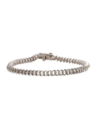 Bracelet 14K Diamond Link Bracelet