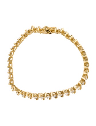 Bracelet 14K 3.90ctw Diamond Link Bracelet