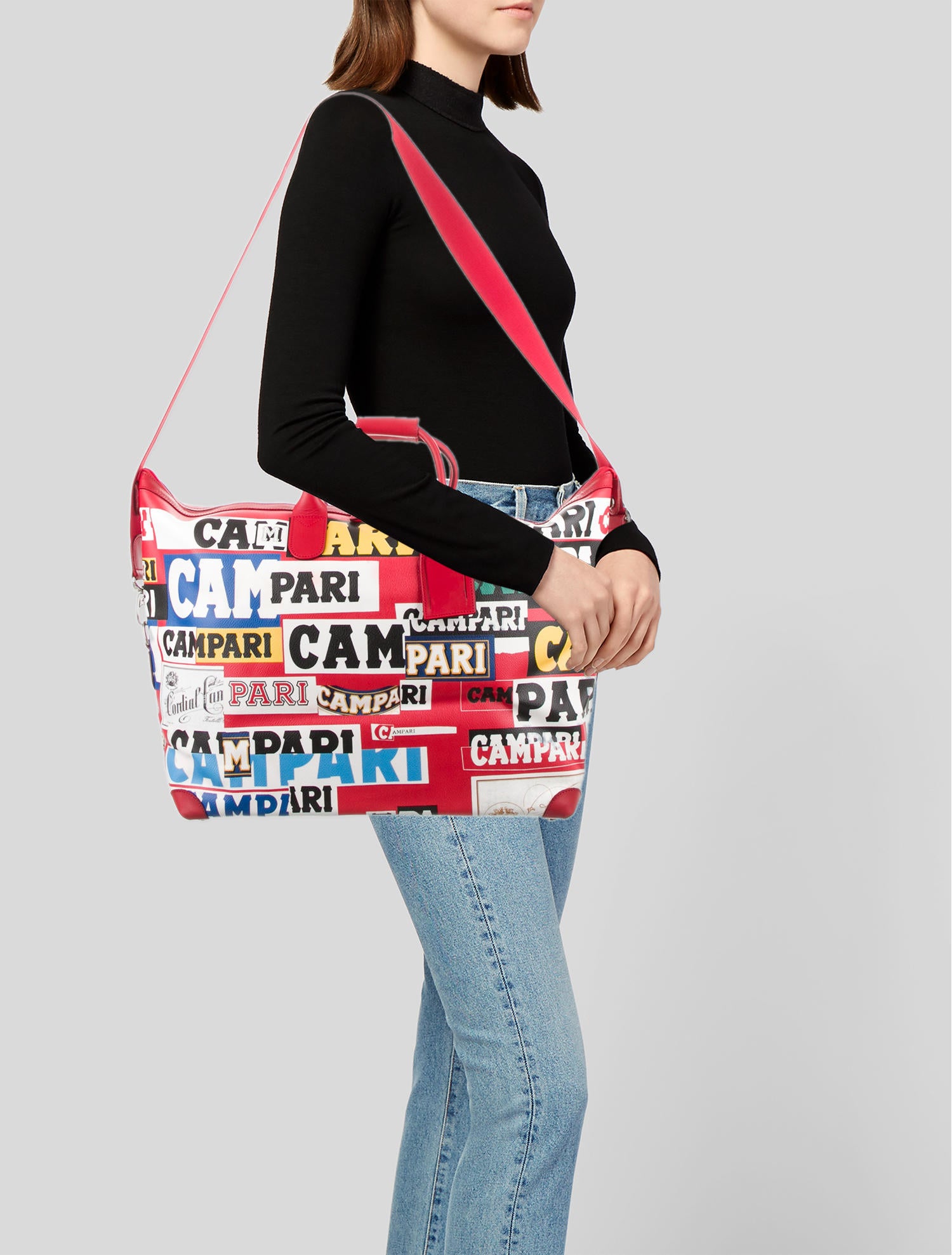 Bric's x Campari Monogram Weekender Travel Bag - Red Satchels
