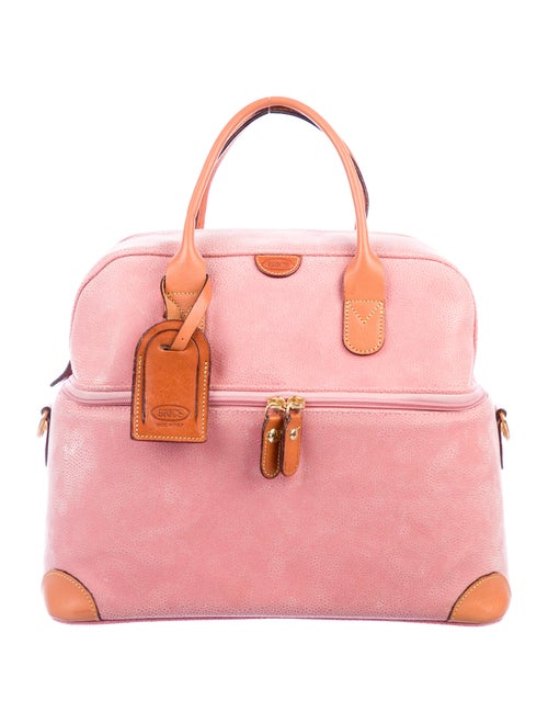 Bric's Leather Travel Case Pink