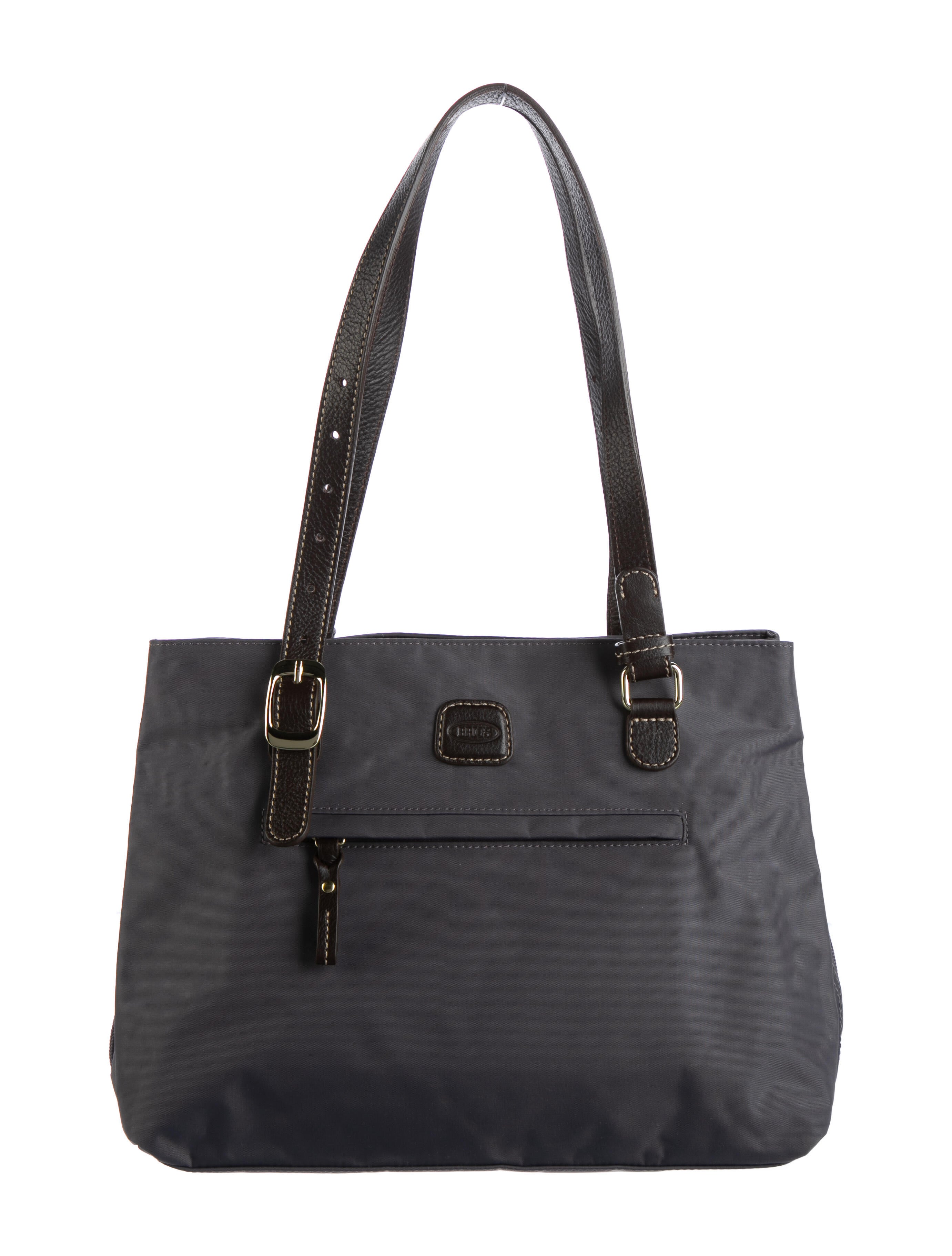 Bric's Nylon Tote Bag Grey Totes, Handbags BRC21087 The RealReal