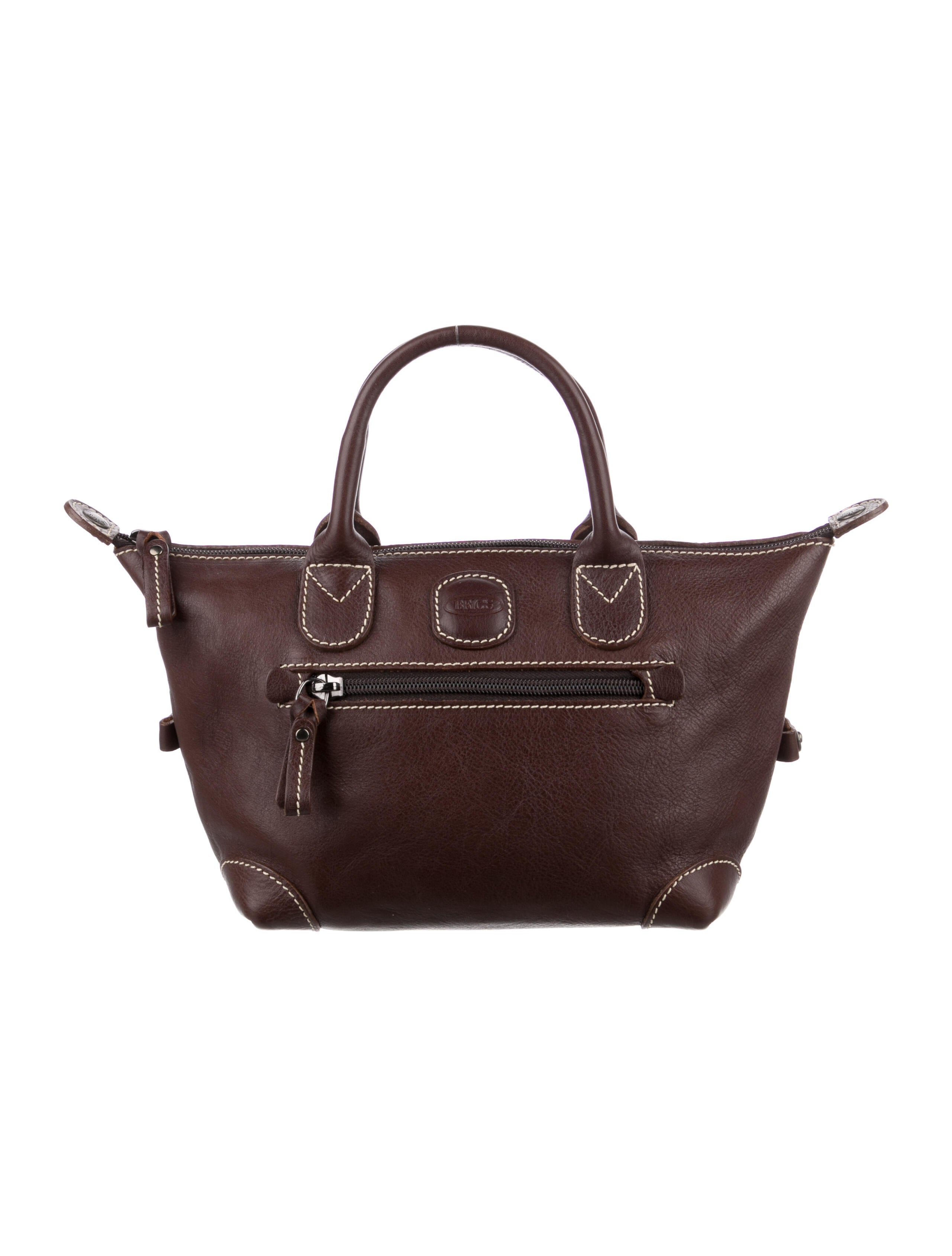 Brunello Cucinelli Leather Handle Bag Brown Handle Bags, Handbags BRU213286 The RealReal