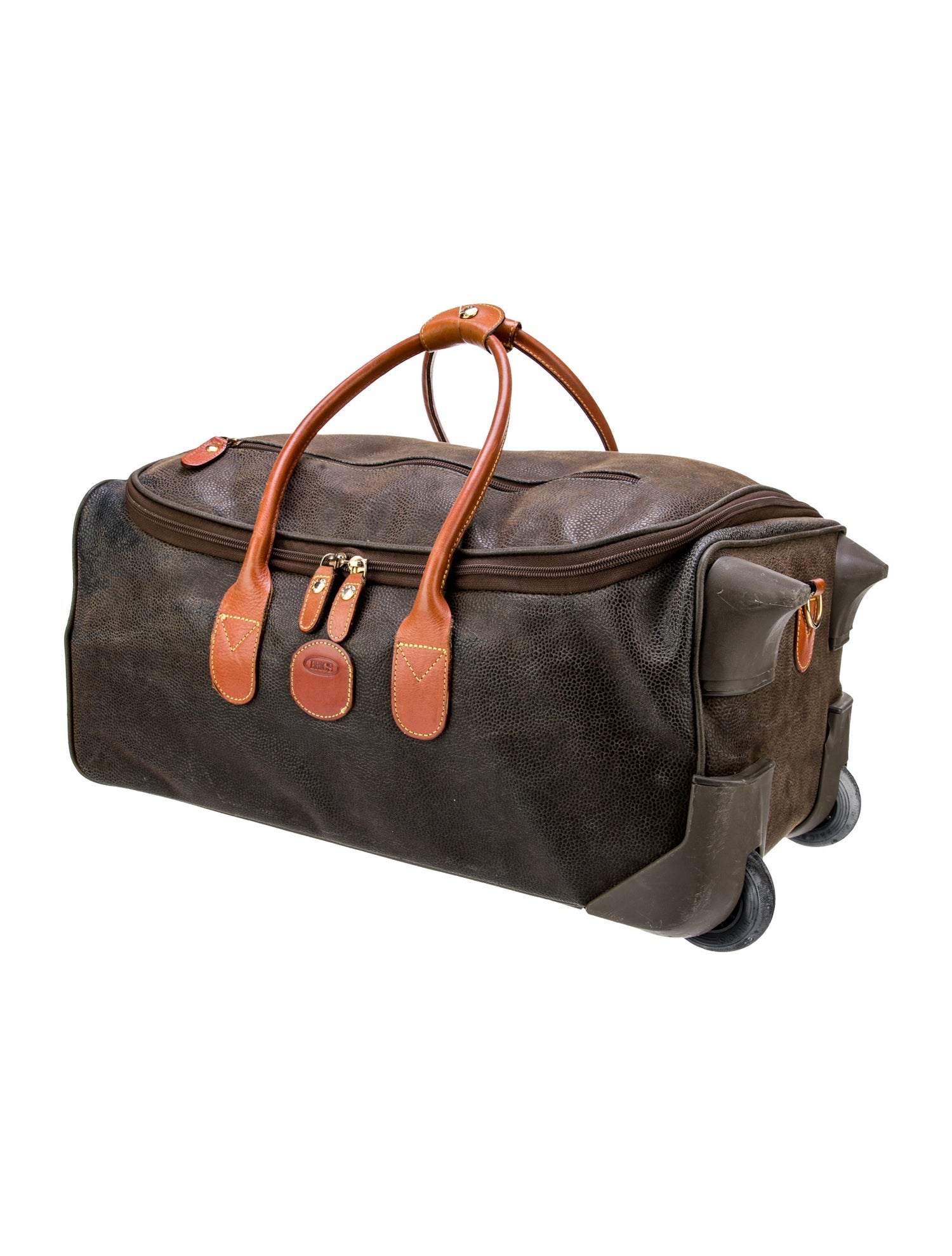 Bric's Leather CarryOn Brown Luggage and Travel, Handbags BRC21548