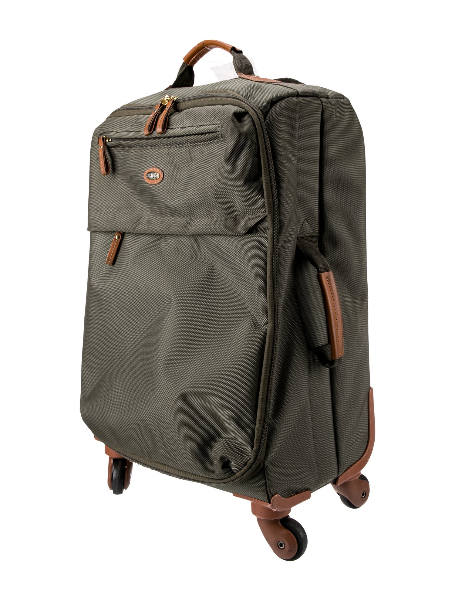 Bric's Leather Trim Suitcase