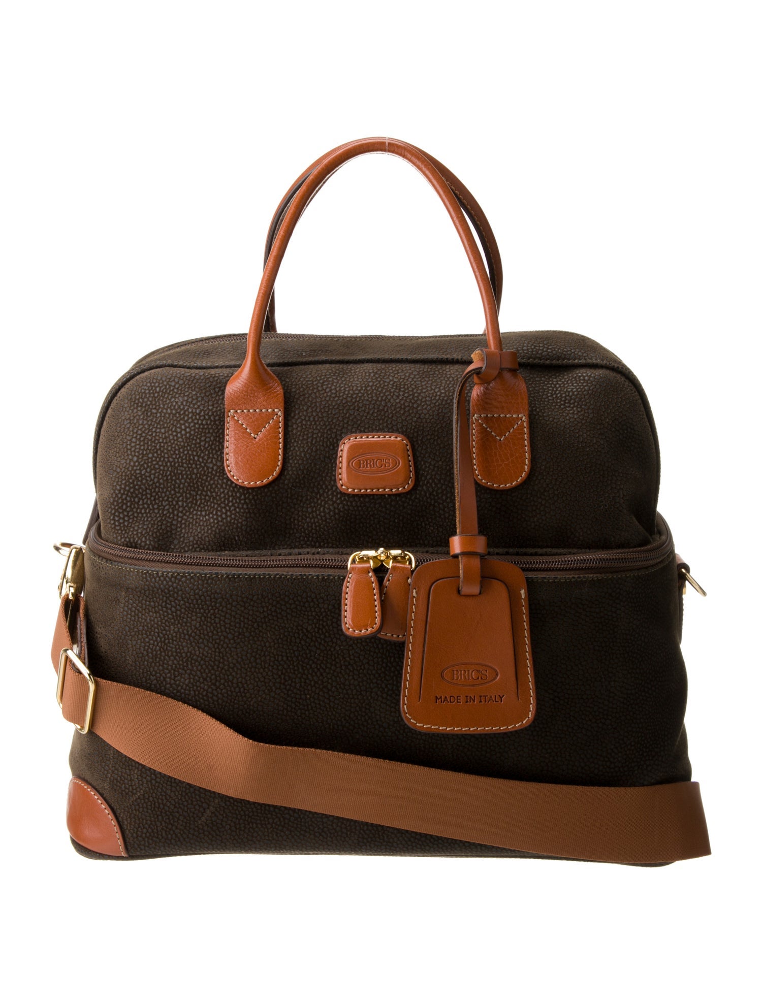 Bric's Suede Briefcase