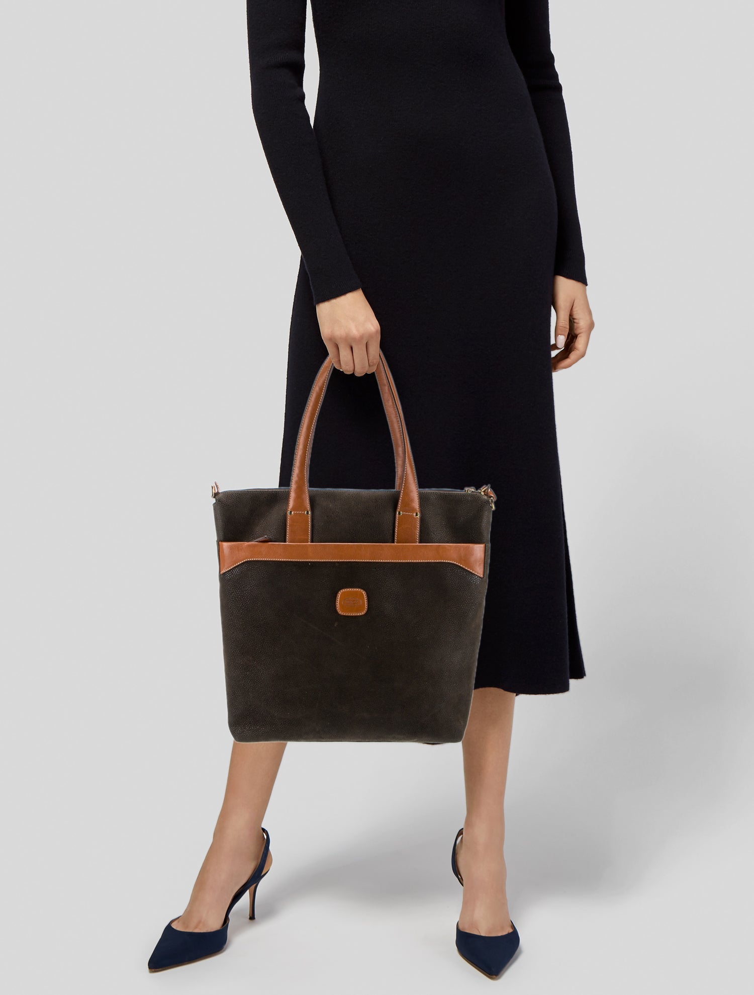 Bric's Suede Tote