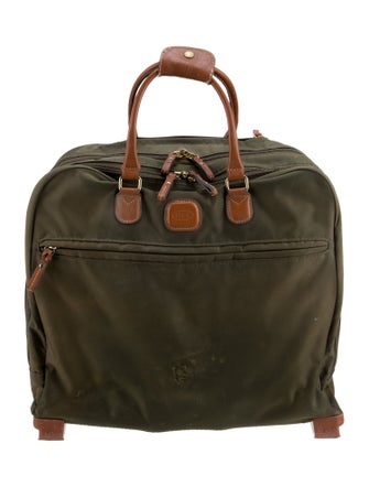 Bric's Leather-Trimmed Nylon Carry-On