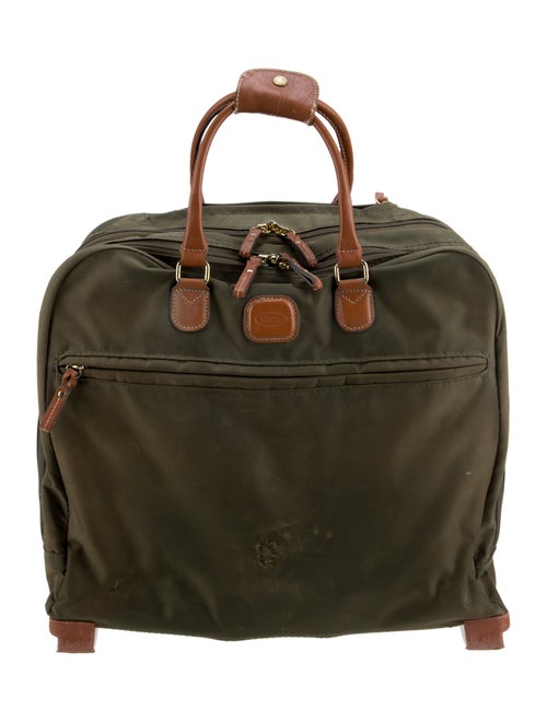 Bric's Leather-Trimmed Nylon Carry-On