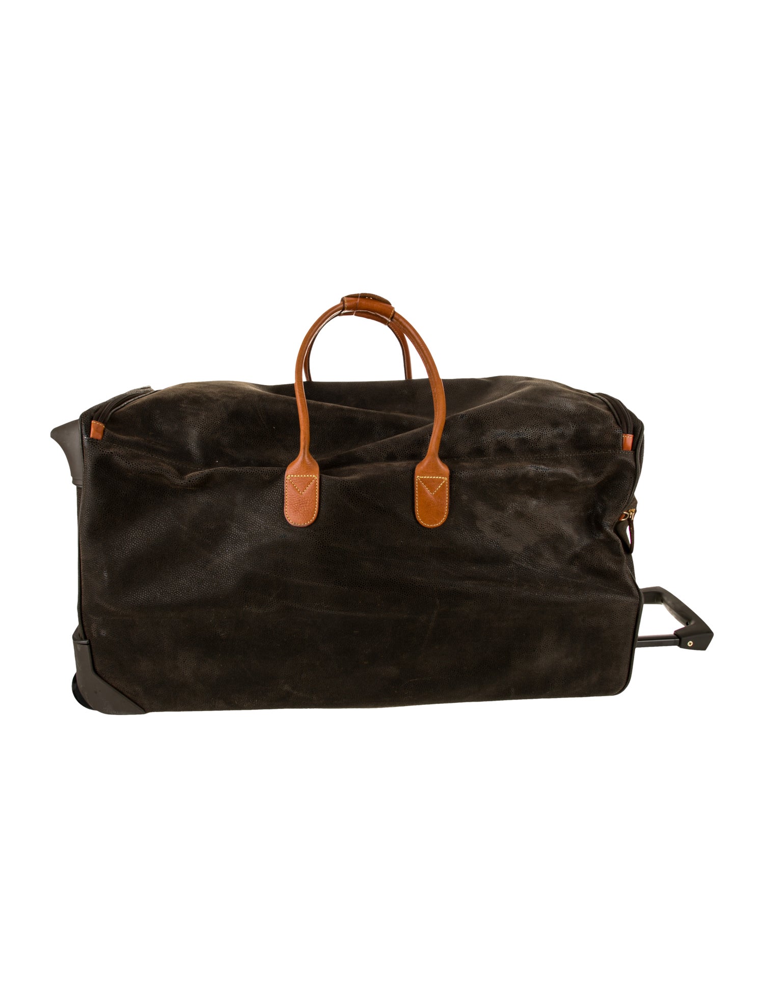 Bric's Suede Weekender Bag