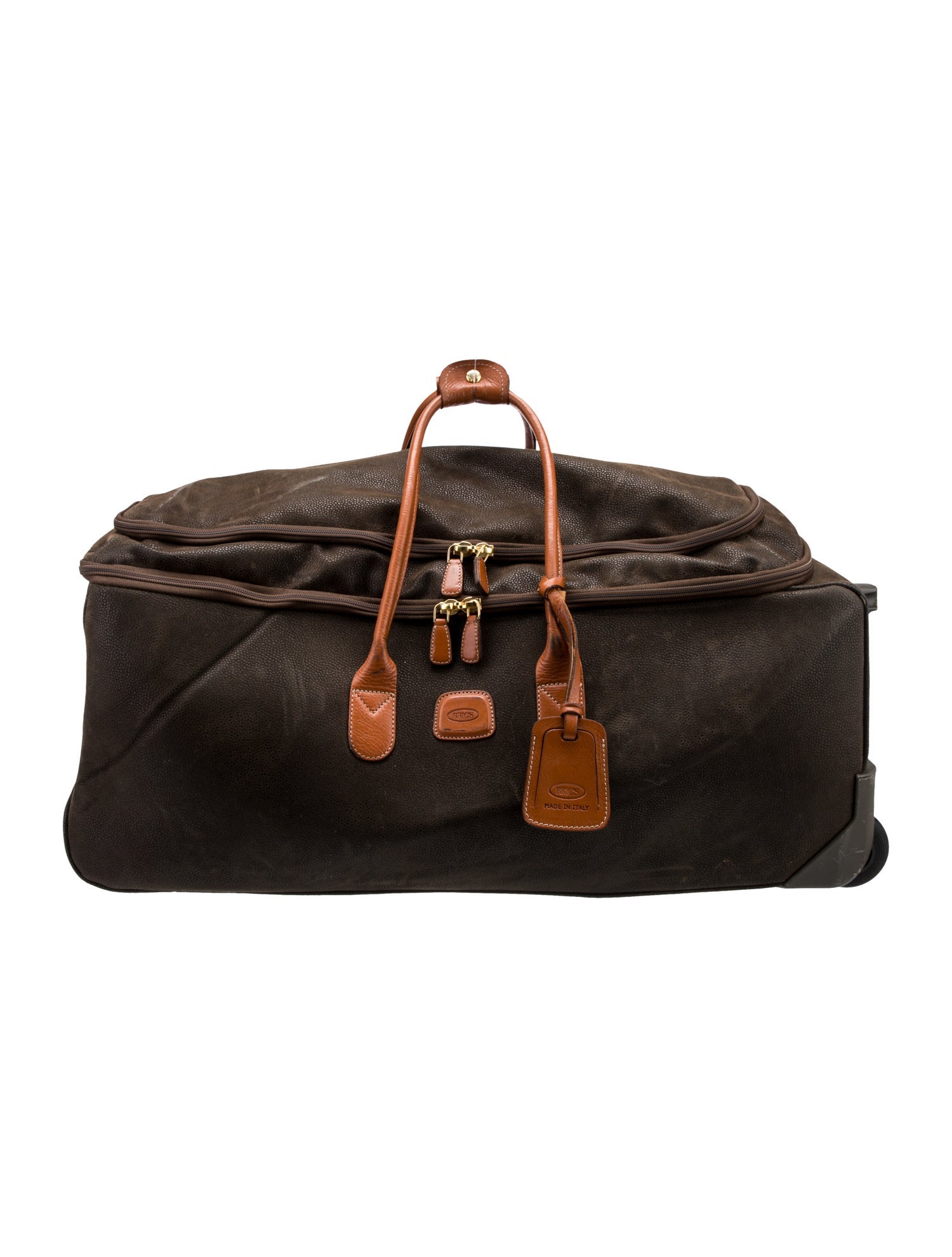 Bric's Suede Weekender Bag