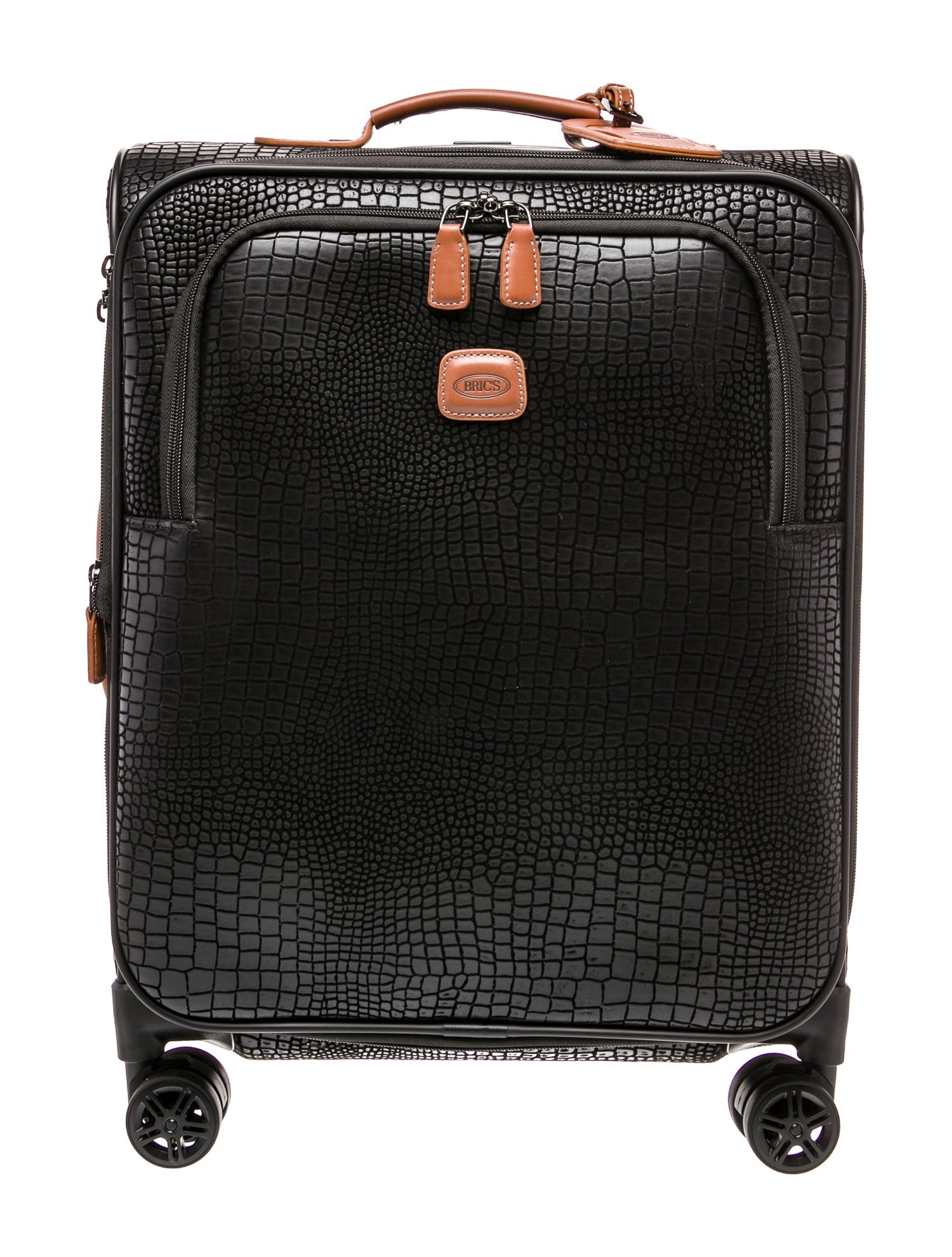 Bric's Embossed Luggage Suitcase
