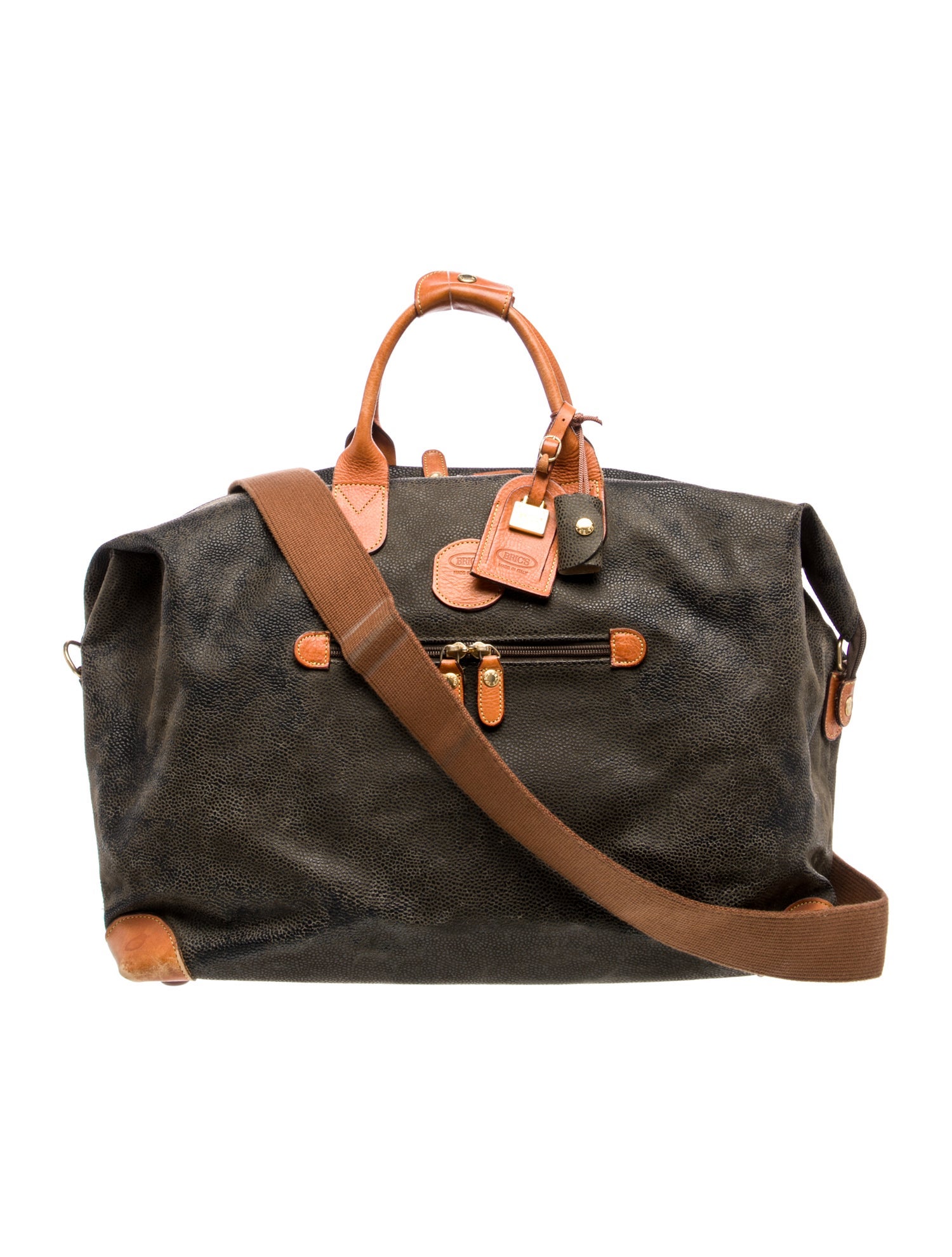 Bric's Leather Weekender Bag Vintage