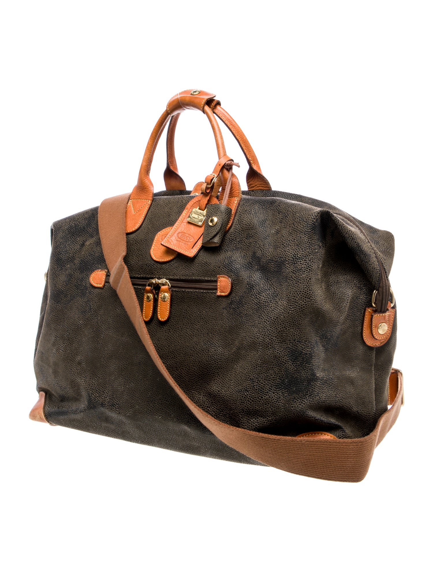 Bric's Leather Weekender Bag Vintage