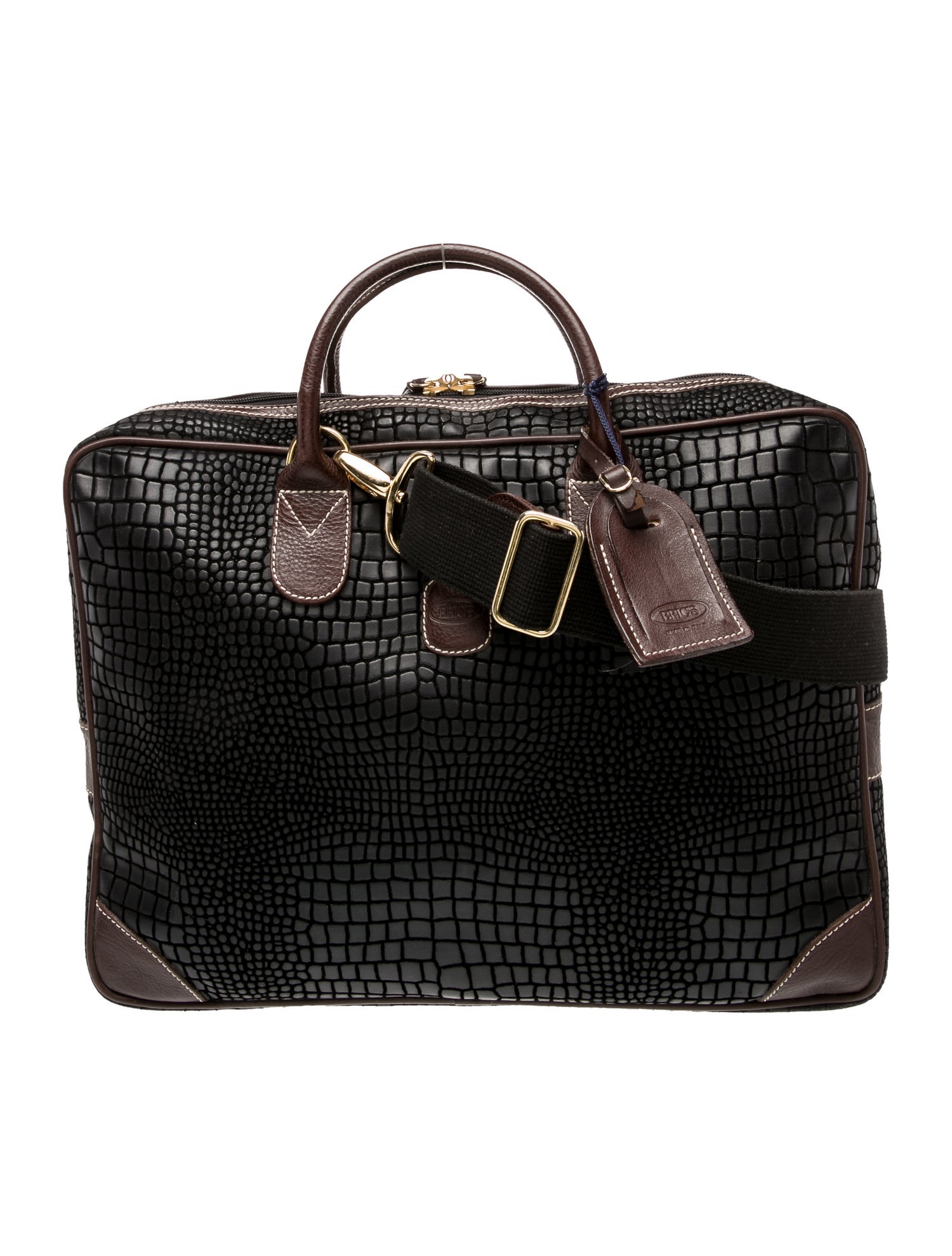 Bric's Suede Briefcase